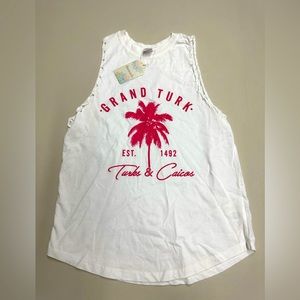 NWT Grand Turk Sleeveless Tank Top Style T-shirt